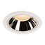 NUMINOS® DL XL, Indoor LED recessed ceiling light white/chrome 2700K 40° thumbnail 1