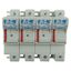 Fuse-holder, low voltage, 50 A, AC 690 V, 14 x 51 mm, 3P + neutral, IEC, with indicator thumbnail 13
