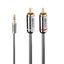 2m 3.5mm to Phono Audio Cable, Cromo Line 3.5mm Male to Dual Phono Male thumbnail 1