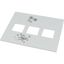 Front cover, +mounting kit, for NZM2, vertical, 4p, HxW=600x425mm, grey thumbnail 3
