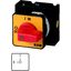 On-Off switch, T3, 32 A, flush mounting, 1 contact unit(s), 1 pole, Emergency switching off function, with red thumb grip and yellow front plate thumbnail 6