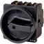 Main switch, P3, 63 A, flush mounting, 3 pole, 2 N/O, 2 N/C, STOP function, With black rotary handle and locking ring thumbnail 3