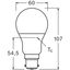 LED STAR CLASSIC A 8.5W 827 Frosted B22d thumbnail 4