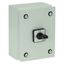 On-Off switch, P1, 40 A, 3 pole, surface mounting, with black thumb grip and front plate, in steel enclosure thumbnail 13