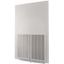 Front plate (section high), ventilated, W=1200mm, IP42, grey thumbnail 1