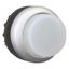 Illuminated pushbutton actuator, RMQ-Titan, Extended, momentary, White, Blank, Bezel: titanium thumbnail 6