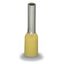 Ferrule Sleeve for 2.08 mm² / AWG 14 insulated yellow thumbnail 2