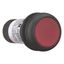 Illuminated pushbutton actuator, Flat, momentary, 1 NC, Screw connection, LED Red, red, Blank, 24 V AC/DC, Bezel: black thumbnail 7