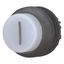 Illuminated pushbutton actuator, RMQ-Titan, Extended, maintained, White, inscribed 1, Bezel: black thumbnail 8