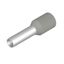 Wire-end ferrule, insulated, 12 mm, 10 mm, grey thumbnail 3