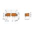 THT male header 1.2 x 1.2 mm solder pin angled orange thumbnail 2