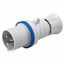 STRAIGHT PLUG HP - IP44/IP54 - 2P+E 16A 200-250V 50/60HZ - BLUE - 6H - SCREW WIRING thumbnail 2