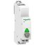Acti9 iPB 1NO single push button grey - indicator light Green 110-230Vac thumbnail 1