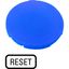 Button plate, flat blue, RESET thumbnail 4