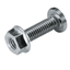 BOLT - WITH FLANGED NUT - M6x20 - FINISHING: INOX 316L thumbnail 1
