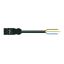 pre-assembled connecting cable;Eca;Plug/open-ended;black thumbnail 1