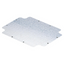 BACK-MOUNTING PLATE WITH SELF-TAPPING FIXING SCREWS - FOR BOXES 190X140 - IN GALVANISED STEEL thumbnail 2