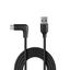 1.5m USB 3.2 Type A to C Cable, 90° Right Angle, 10Gbps thumbnail 3