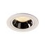 NUMINOS® DL M, Indoor LED recessed ceiling light white/chrome 3000K 20°, including leaf springs thumbnail 1