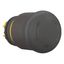 HALT/STOP-Button, RMQ-Titan, Mushroom-shaped, 38 mm, Non-illuminated, Turn-to-release function, Black, yellow, RAL 9005 thumbnail 6