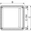 Spacial SF 1 entry cable gland plate - fixed by clips - 400x800 mm thumbnail 1