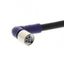 Sensor cable, M8 right-angle socket (female), 4-poles, PVC standard ca thumbnail 2