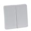 ELSO - double rocker for switch - pure white thumbnail 2