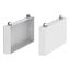 Side parts for base, HxD=100x250mm, white (RAL 9016), stackable, applicable for EMC2 enclosure series thumbnail 1