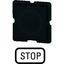Button plate, black, STOP thumbnail 4