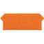 End and intermediate plate 2.5 mm thick orange thumbnail 2