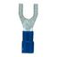 Fork crimp cable shoe, insulated, blue, 1.5-2.5mmý, M5 thumbnail 1