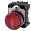 Indicator lights, 22 mm, round, Metal, shiny, red, lens, smooth, with holder, LED module  3SU1156-6AA20-1AA0-Z Y11 thumbnail 1