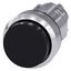 Pushbutton, 22 mm, round, metal, shiny, black, pushbutton, raised momentary 3SU1050-0BB10-0AA0-Z Y12 thumbnail 2