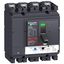 circuit breaker ComPact NSX250F, 36 kA at 415 VAC, TMD trip unit 160 A, 4 poles 3d thumbnail 1