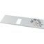 Front cover, +mounting kit, for NZM1, horizontal, 3/4p, HxW=150x425mm, grey thumbnail 3