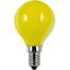 LED E14 Fila Ball G45x75 230V 1W AC Yellow Non-Dim thumbnail 1