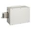 Feed unit, Canalis KSA, 630A, left mounting, without line protection, polarity 3L+N+PE, white RAL9001 thumbnail 1