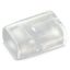 Flat cable end cover for flat cable 2 x 1.5 mm² Plastic transparent thumbnail 1