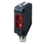 Photoelectric sensor, rectangular housing, red LED, retro-reflective, thumbnail 1