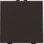 Single push button for Niko Home Control, dark brown coated thumbnail 1