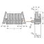 Female connector for rail-mount terminal blocks 0.6 x 1 mm pins angled thumbnail 4