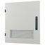 Door to switchgear area, ventilated, right, IP30, HxW=600x1100mm, grey thumbnail 5