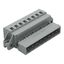 1-conductor male connector CAGE CLAMP® 2.5 mm² gray thumbnail 1