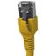 Patchcord RJ45 shielded Cat.6a 10GB, LS0H, yellow,  3.0m thumbnail 1