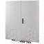 Section door, ventilated IP31, two wings, HxW = 1800 x 1200mm, grey thumbnail 1