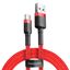 Cable USB A plug - USB C plug 0.5m QC3.0 red+red BASEUS thumbnail 1