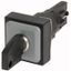 Key-operated actuator, 2 positions, black, maintained thumbnail 1