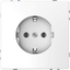 SCHUKO socket-outlet, screwless terminals, lotus white, System Design thumbnail 2