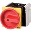 Main switch, T5, 100 A, flush mounting, 3 contact unit(s), 6 pole, Emergency switching off function, With red rotary handle and yellow locking ring, L thumbnail 2