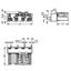 Socket for PCBs straight 4-pole gray thumbnail 4